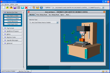 Option file generator screenshot 1